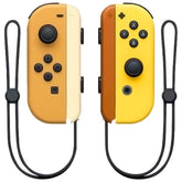 Juego de Mandos J-C Set Izq/Dcha Marrón/Amarillo - Gamepad compatible con Nintendo Switch